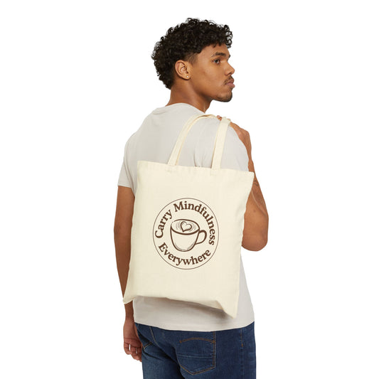 Carry Mindfulness Everywhere Tote – Canvas Bag for Daily Use
