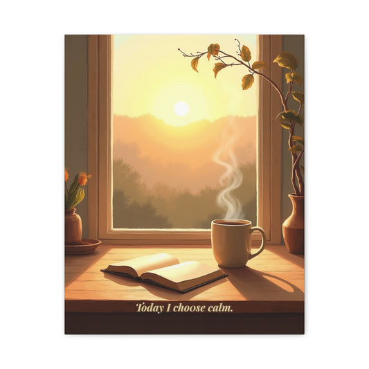 Today I Choose Calm” – Mindful Art Print